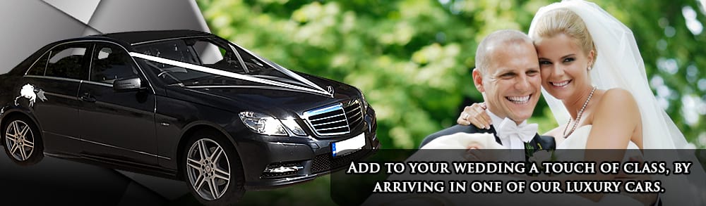 Add to your wedding a touch of class, by arriving in one of our luxury cars